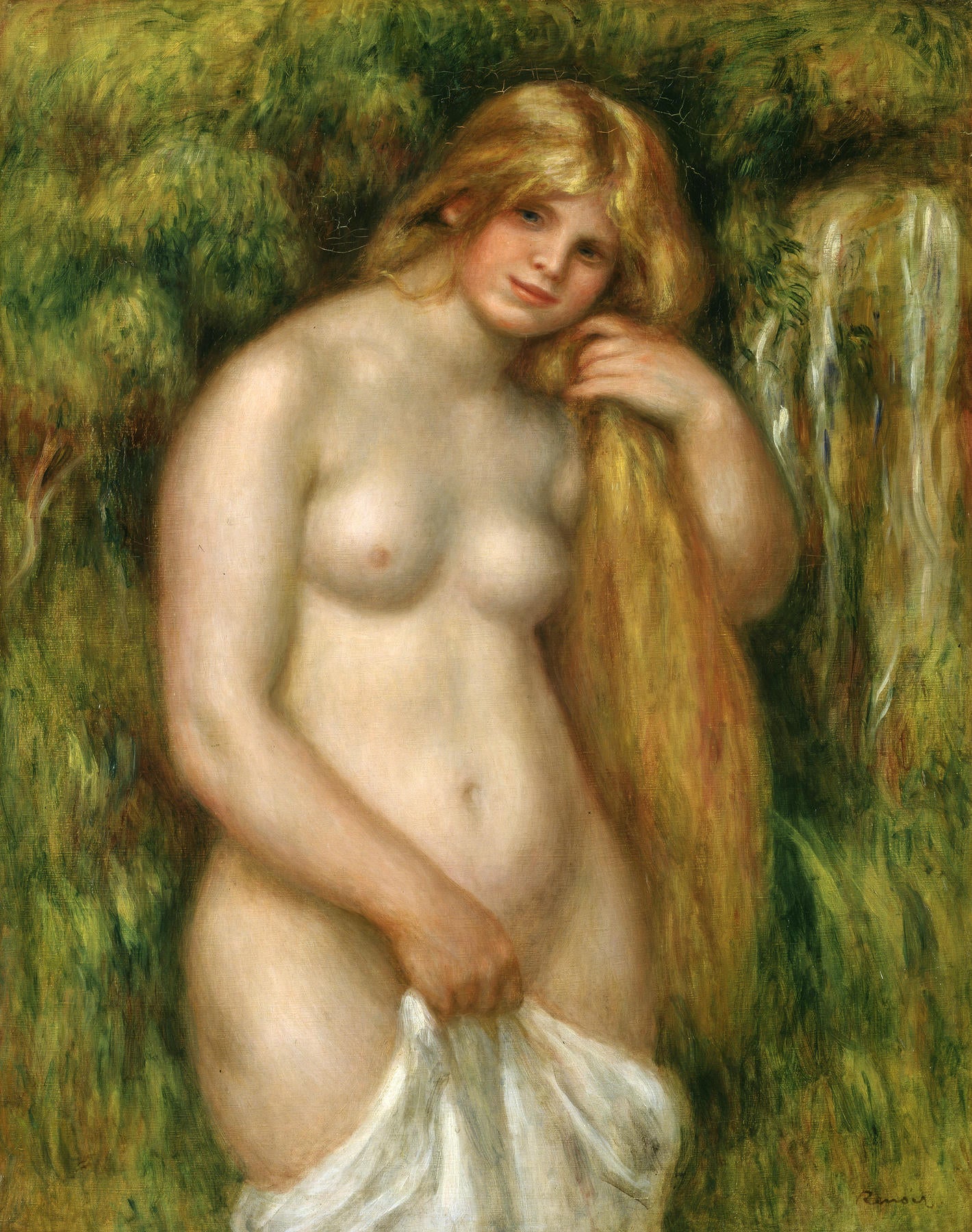 Reproduction du tableau « La Source - Pierre-Auguste Renoir » par Alpha Reproduction en peinture à l’huile