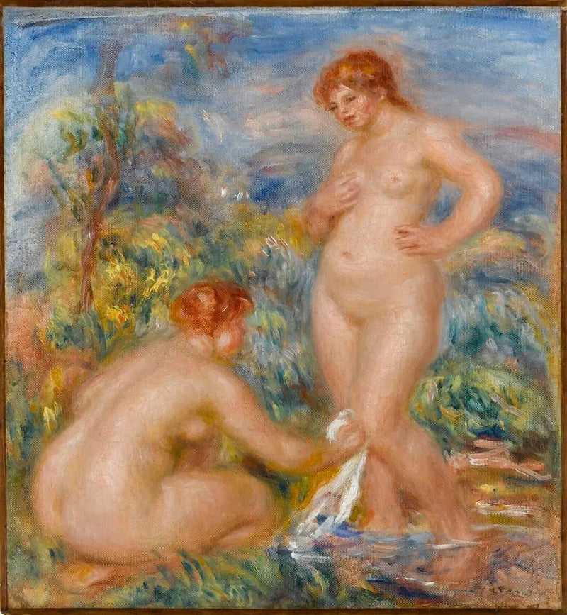 Deux baigneuses - Pierre-Auguste Renoir