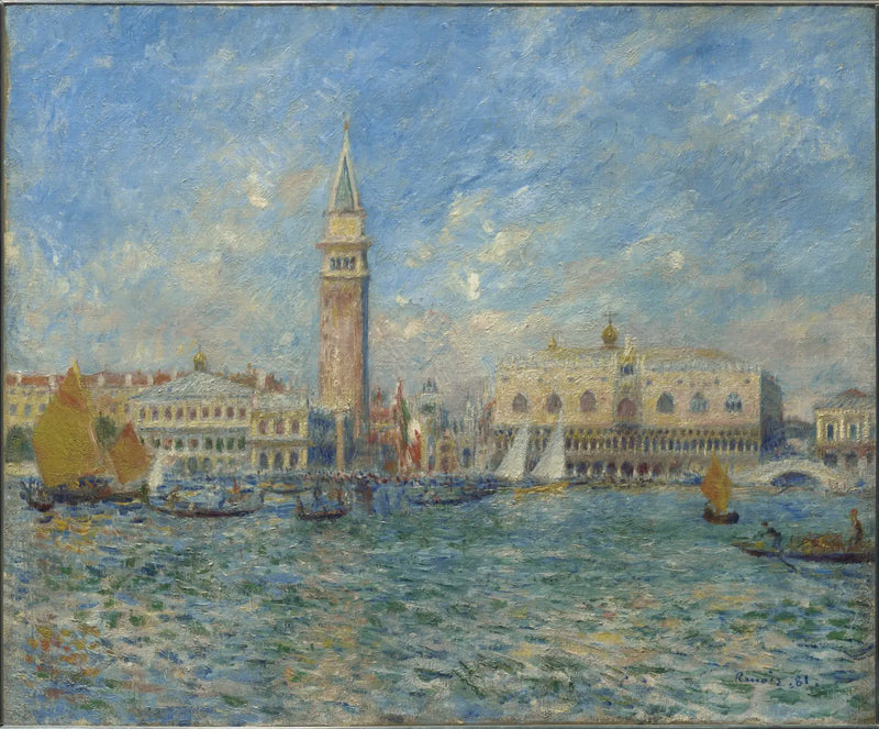 Palais des Doges, Venise - Pierre-Auguste Renoir