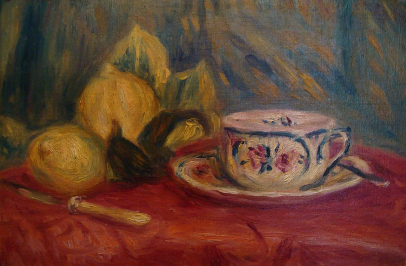 Citrons et Tasse de Thé, Cagnes - Pierre-Auguste Renoir