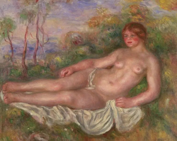 Baigneuse allongée - Pierre-Auguste Renoir