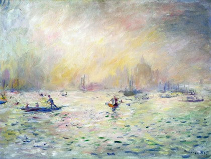 Reproduction du tableau « Venise — brouillard - Pierre-Auguste Renoir » par Alpha Reproduction en peinture à l’huile