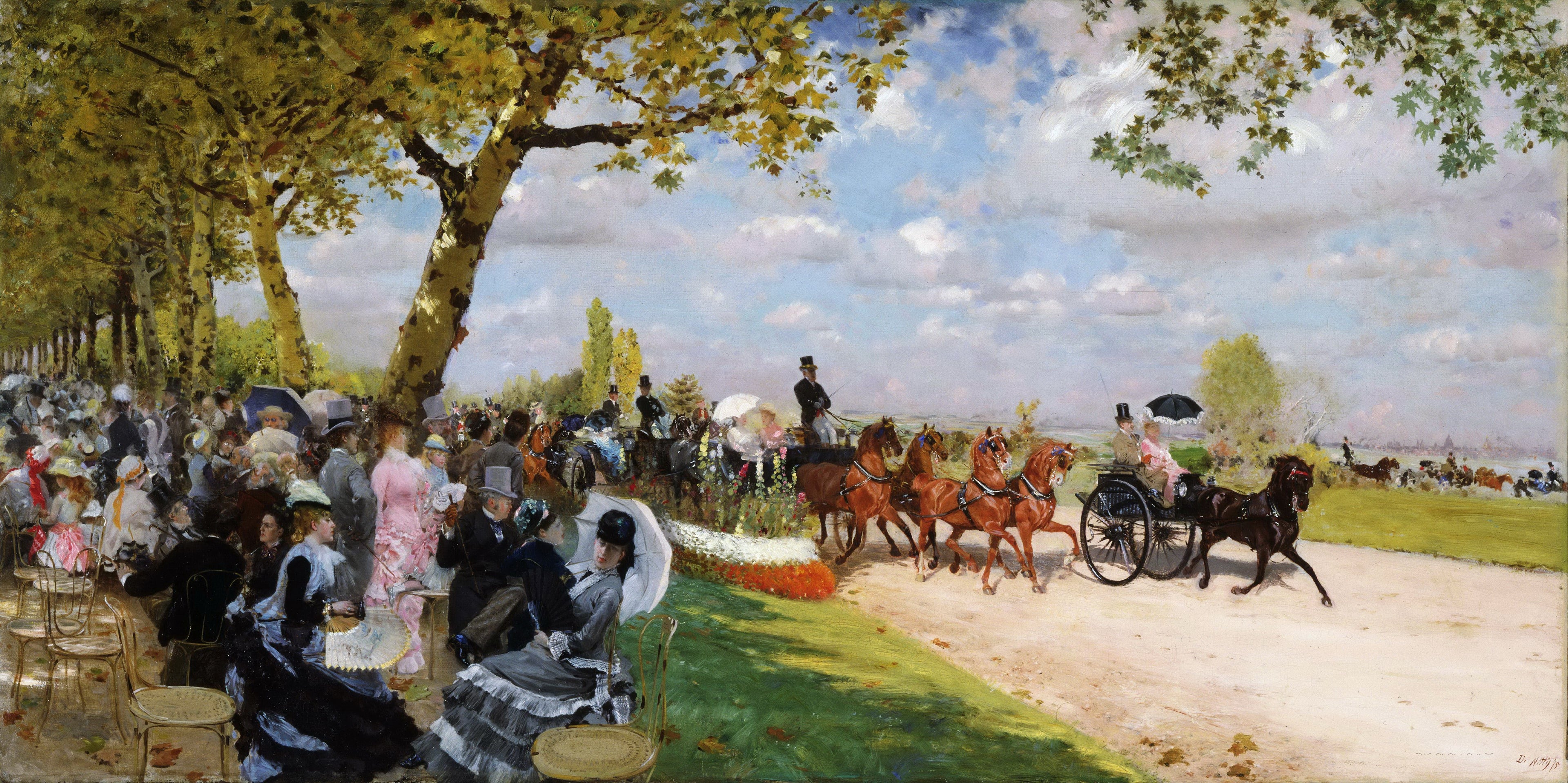 Retour des courses - Giuseppe De Nittis