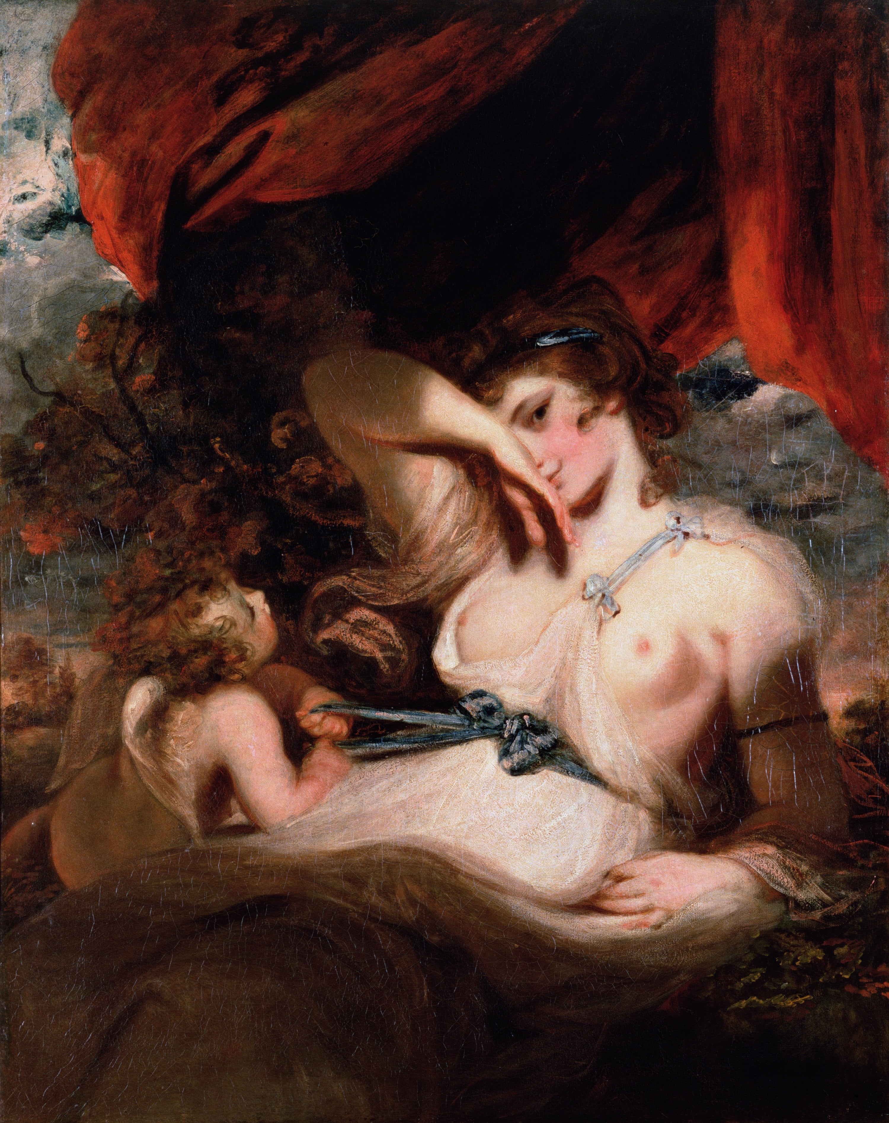 L'Amour détachant la ceinture de Vénus - Joshua Reynolds