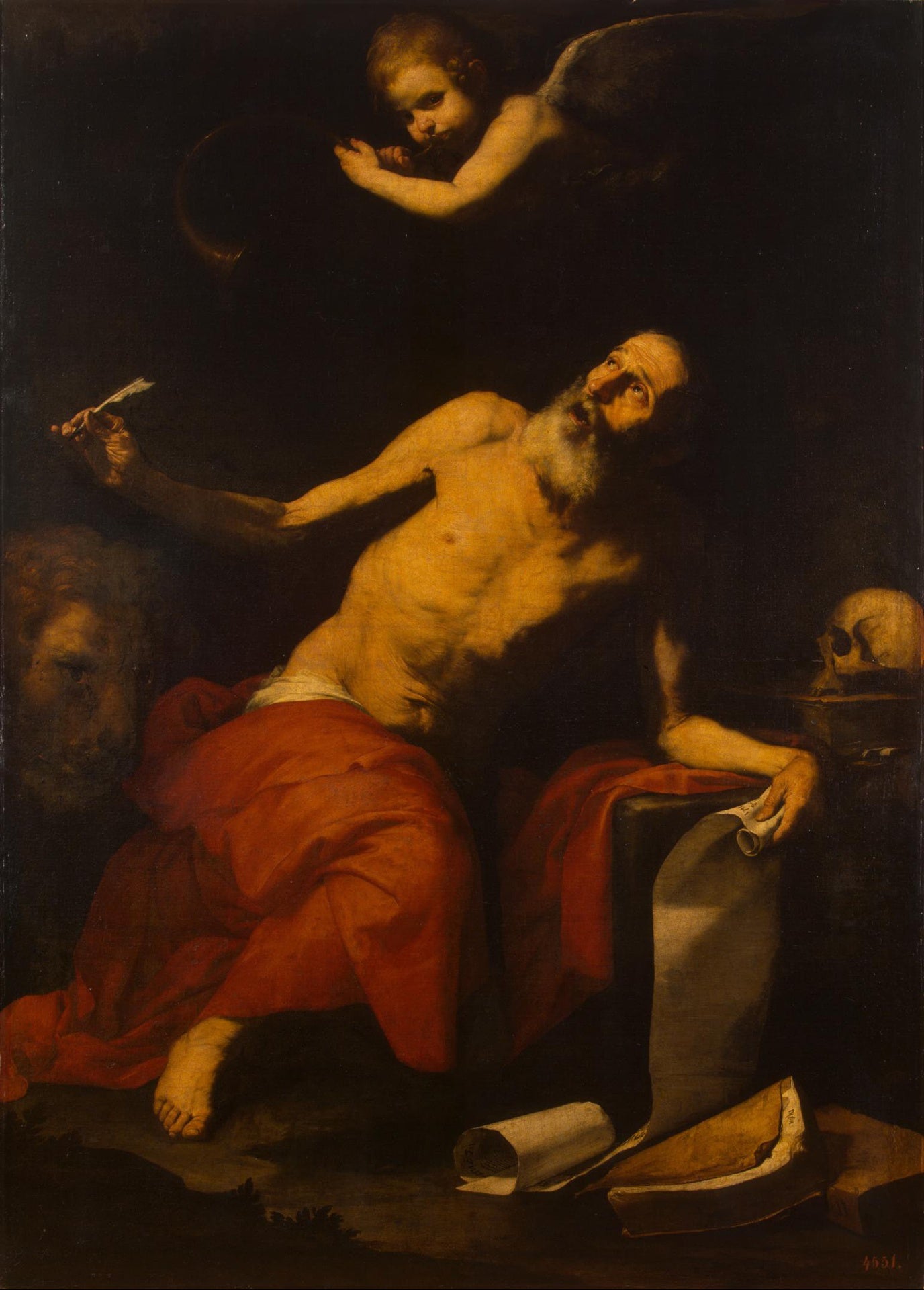 Saint Jérôme et l'Ange - Jusepe de Ribera