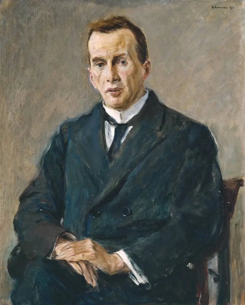 Herrenporträt Professeur Cassirer - Max Liebermann