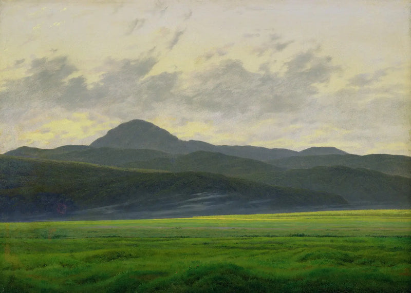 Paysage de montagnes en Bohême - Caspar David Friedrich