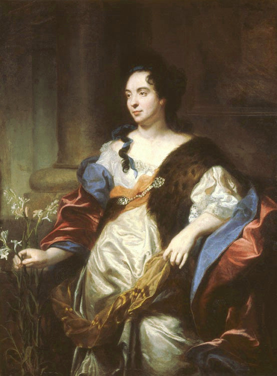 Portrait de Marie Cadenne, épouse du sculpteur Desjardins - Hyacinthe Rigaud
