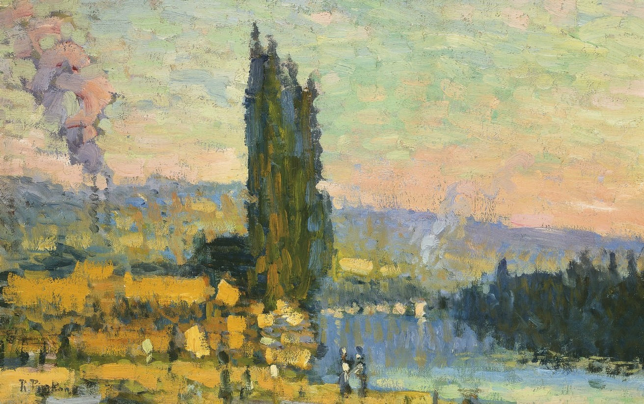 Peupliers, coteaux d'Eauplet - Robert Antoine Pinchon