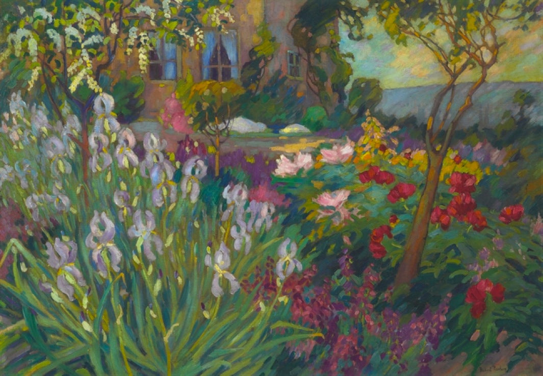 Le jardin aux iris - Robert Antoine Pinchon