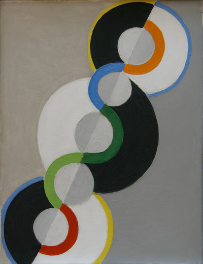 Reproduction du tableau « Cercles simultanés - Robert Delaunay » par Alpha Reproduction en peinture à l’huile