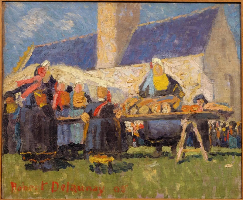 Marché breton - Robert Delaunay