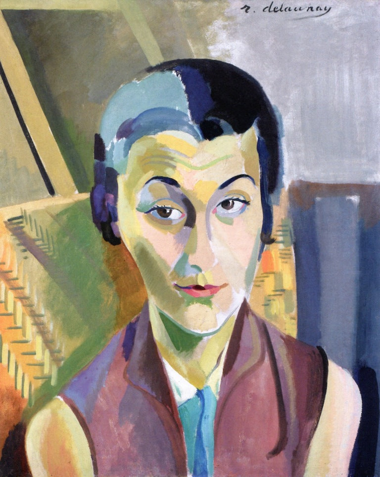 Reproduction du tableau « Portrait de Maria Lani - Robert Delaunay » par Alpha Reproduction en peinture à l’huile
