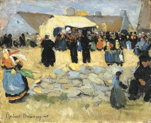 Marché breton - Robert Delaunay