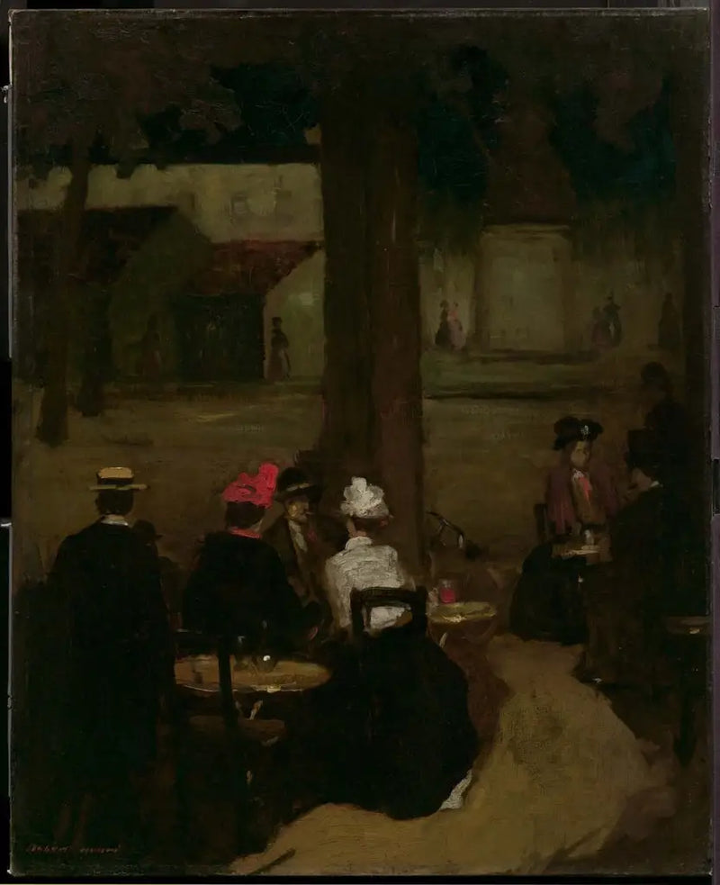 Café-terrasse - Robert Henri