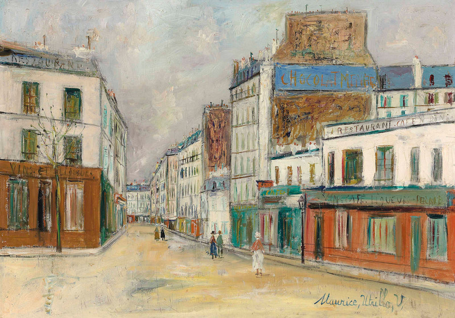 Rue d'Auteuil (1938) - Maurice Utrillo