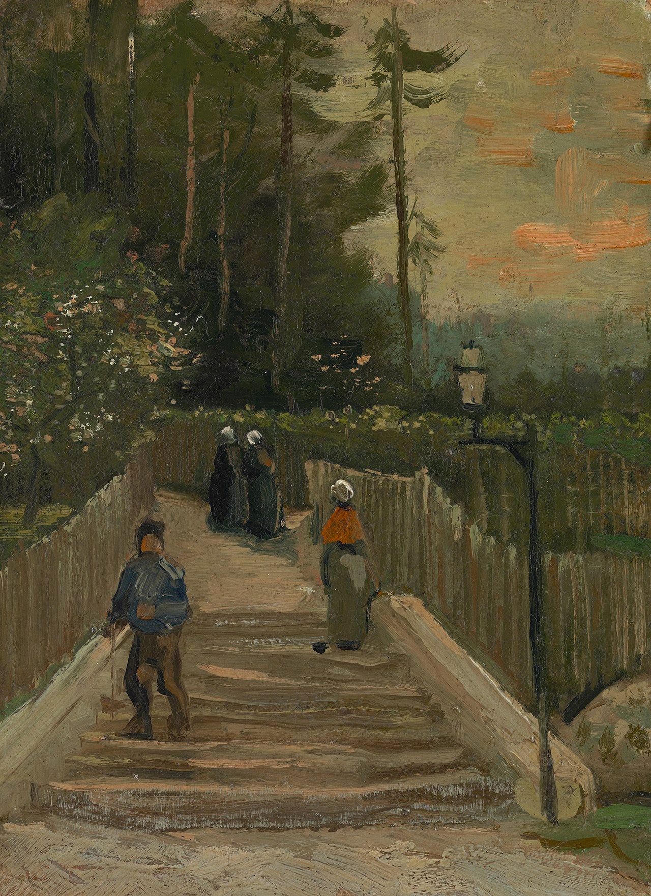 Reproduction du tableau « Rue de Montmartre - Vincent van Gogh » par Alpha Reproduction en peinture à l’huile