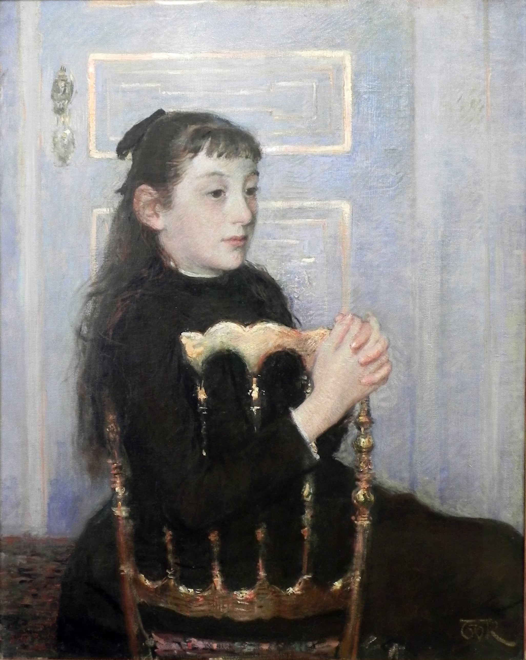 Portrait de Camille van Mons - Théo van Rysselberghe