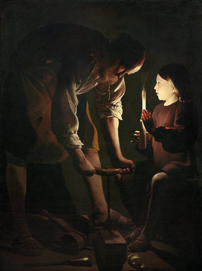 Saint Joseph charpentier - Georges de La Tour - Alpha Reproduction
