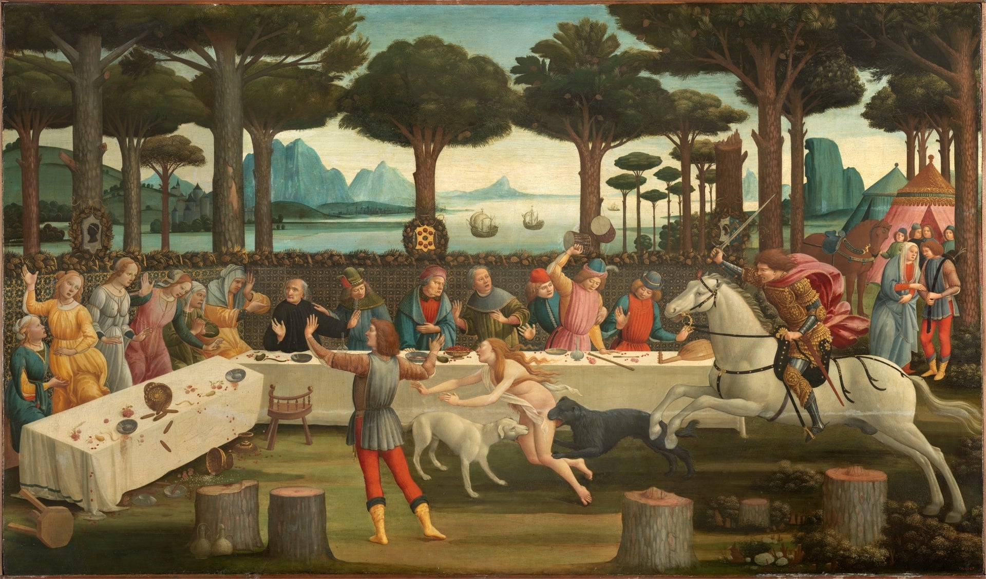 L'Histoire de Nastagio degli Onesti - Sandro Botticelli