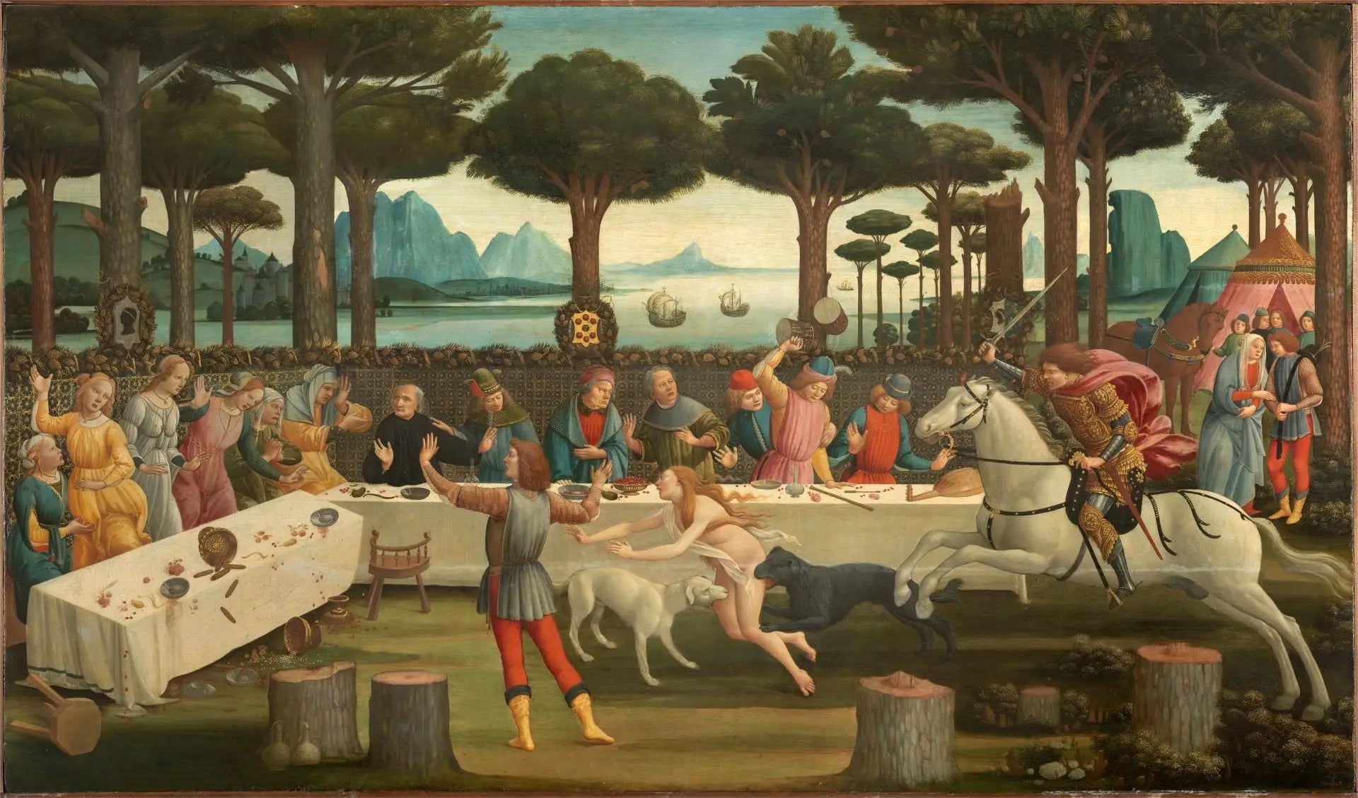 L’Histoire de Nastagio degli Onesti - Sandro Botticelli - Alpha Reproduction