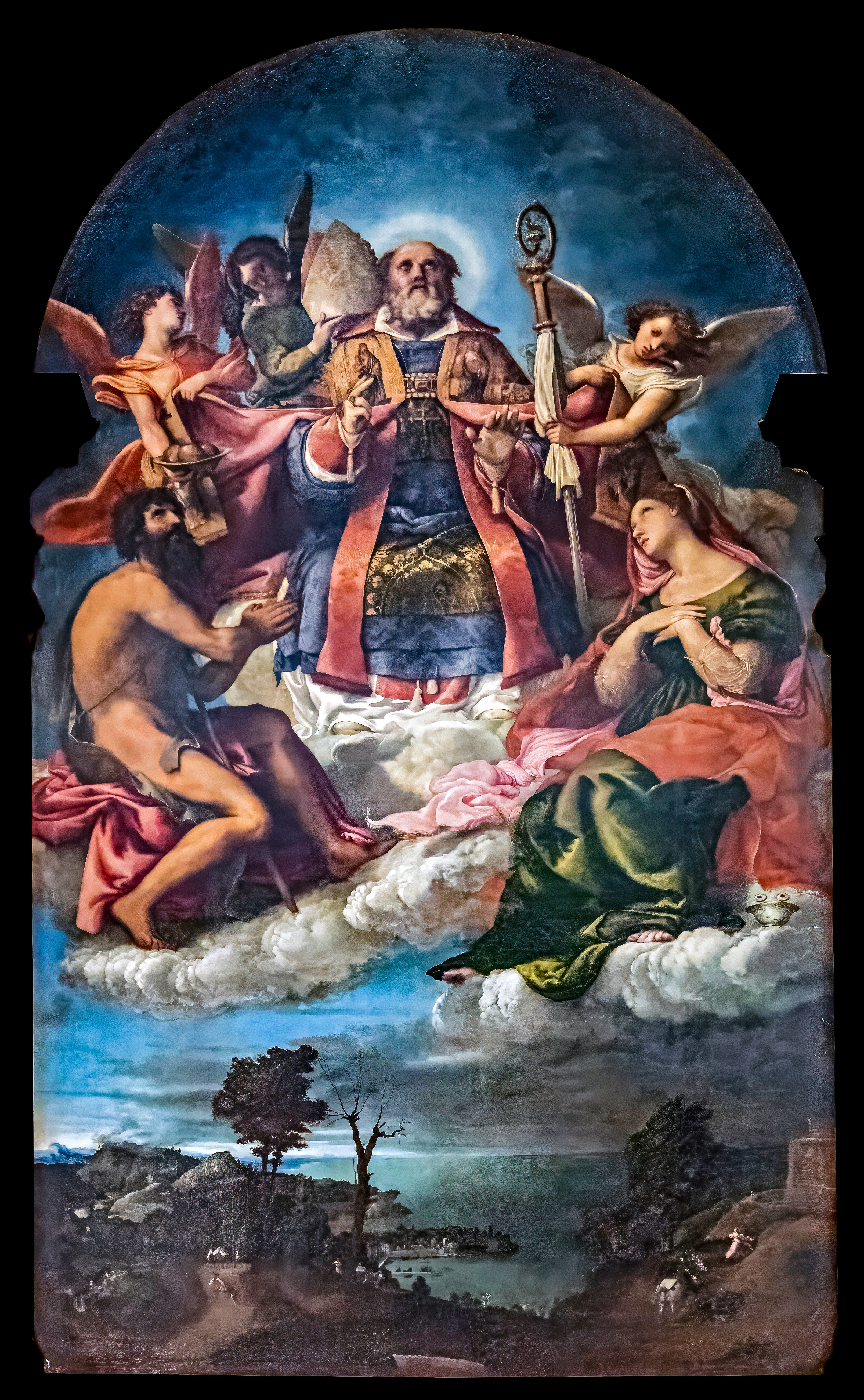 Saint Nicolas en gloire - Lorenzo Lotto