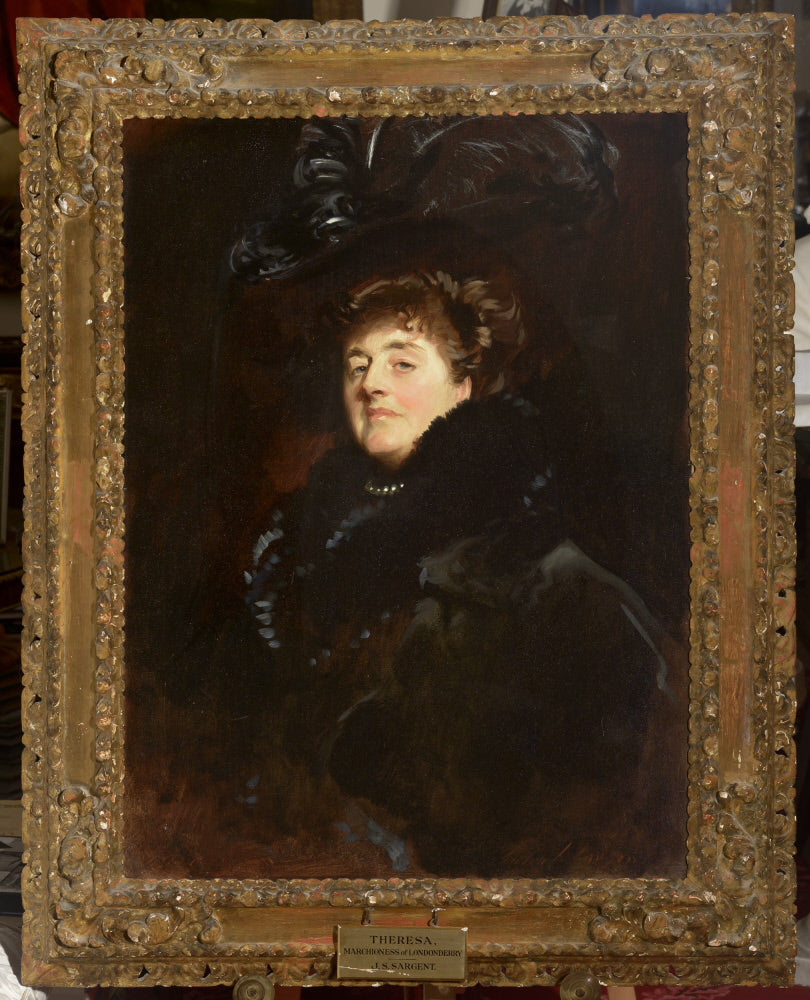 Reproduction du tableau « Theresa Susey Helen Talbot, marquise de Londonderry (1855 -1919) - John Singer Sargent » par Alpha Reproduction en peinture à l’huile