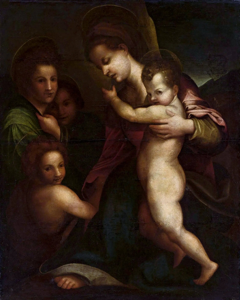Vierge à l'Enfant avec saint Jean-Baptiste - Andrea del Sarto