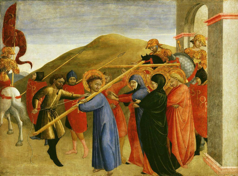 La procession vers le Calvaire - Sassetta