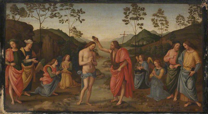 Le baptême du Christ - Pietro Perugino