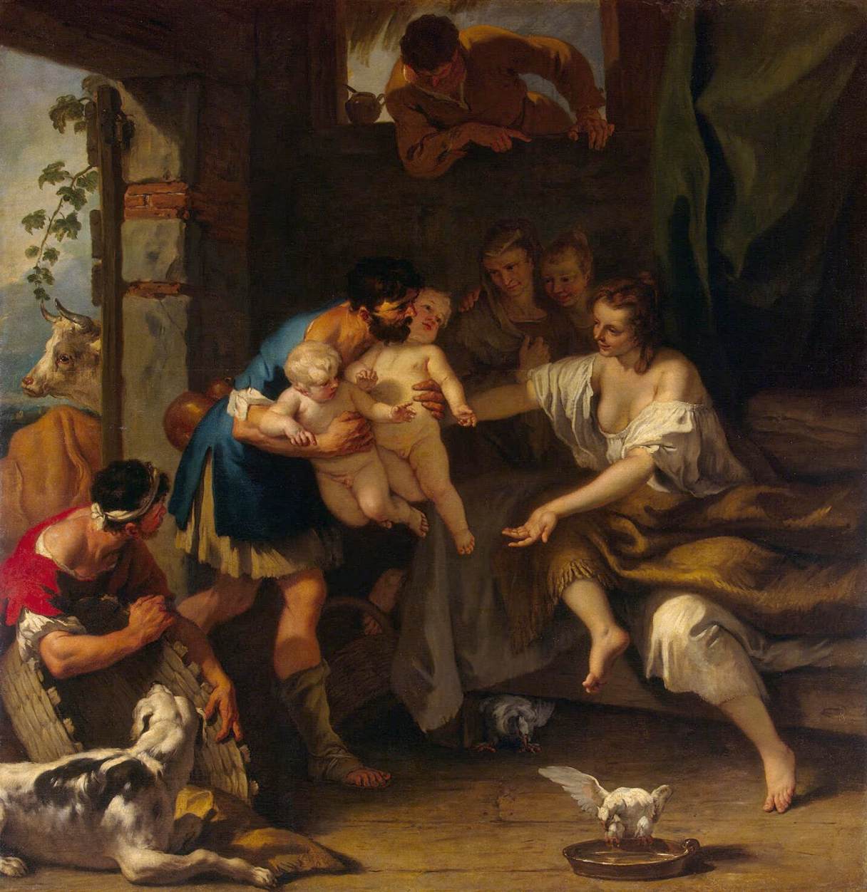 Enfance de Romulus et Remus - Sebastiano Ricci