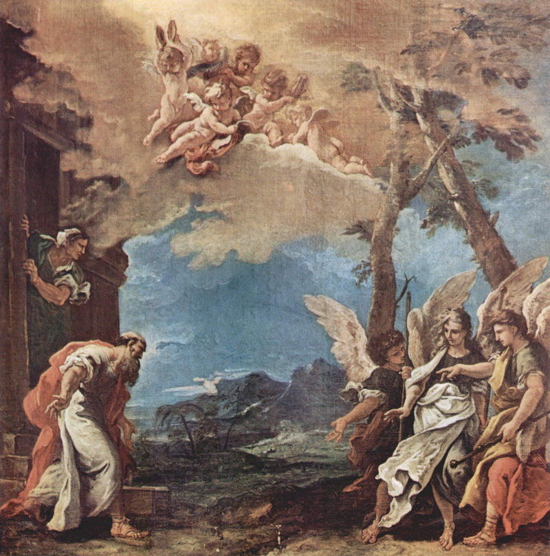Abraham et les trois anges - Sebastiano Ricci