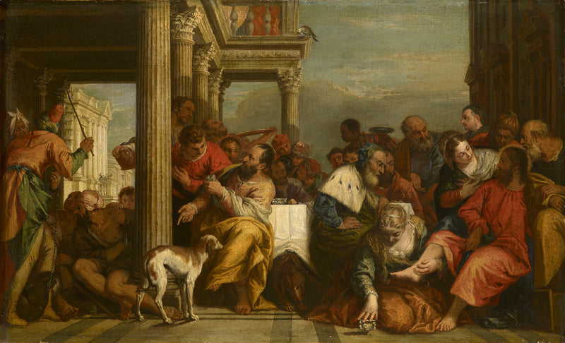 La Madeleine oignant les pieds du Christ - Sebastiano Ricci