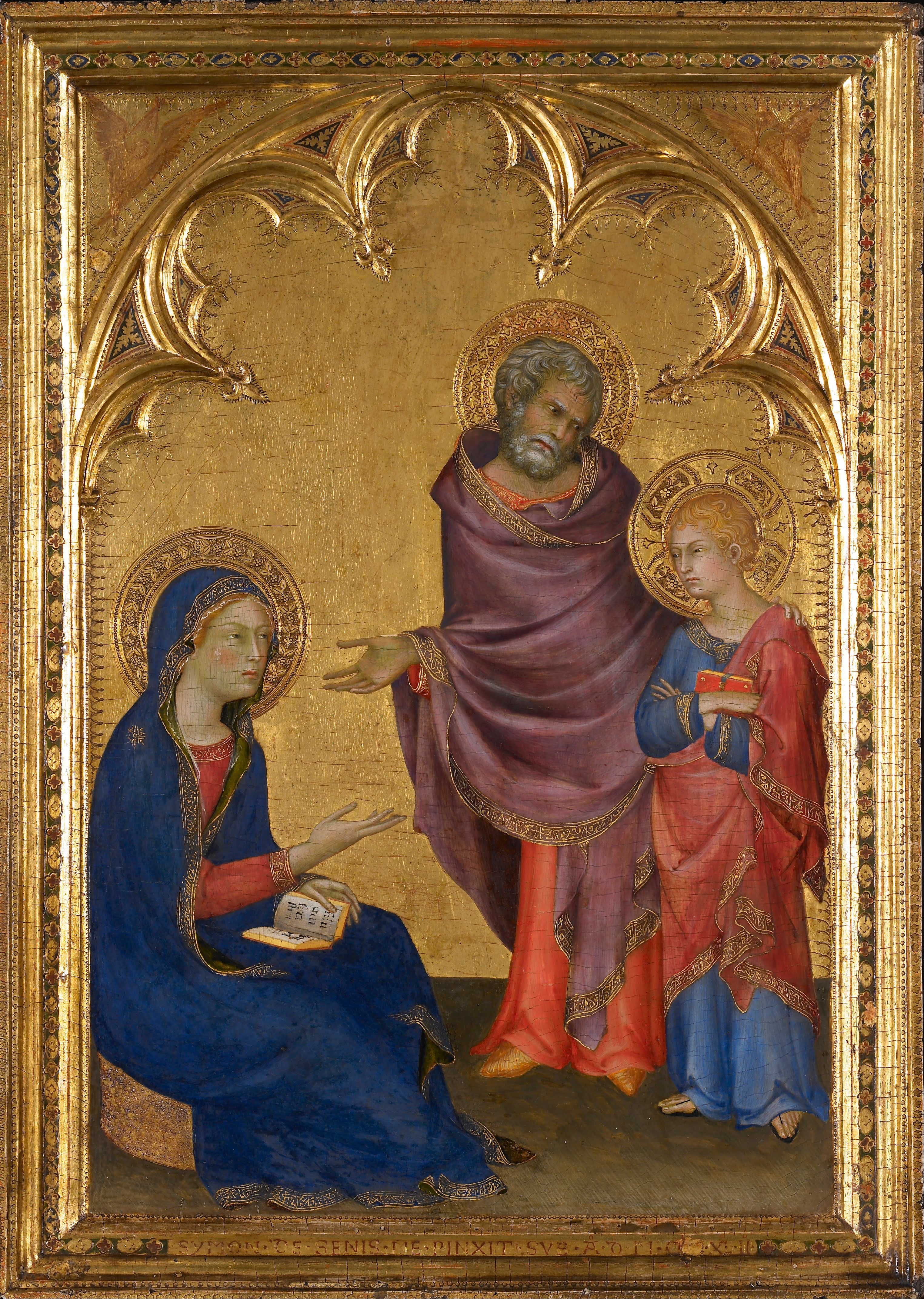 Le Christ retrouvé au Temple - Simone Martini