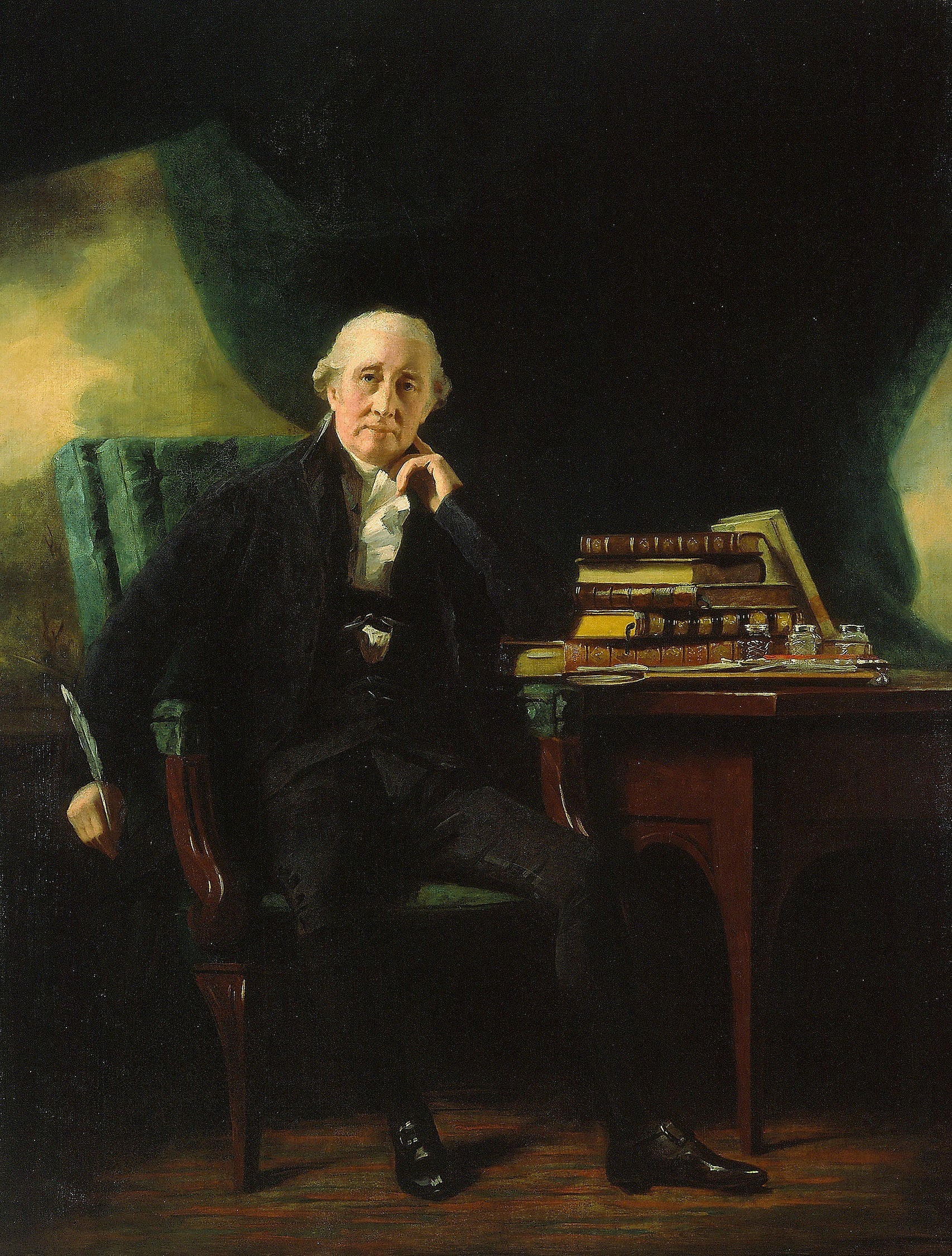 Adam Rolland de Gask II, Henry Raeburn, 1800, peinture à l’huile
