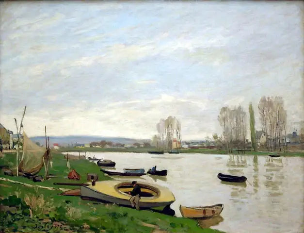 La Seine à Argenteuil (1872) - Alfred Sisley