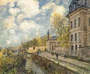Reproduction du tableau « La manufacture de Sèvres - Alfred Sisley » par Alpha Reproduction en peinture à l’huile