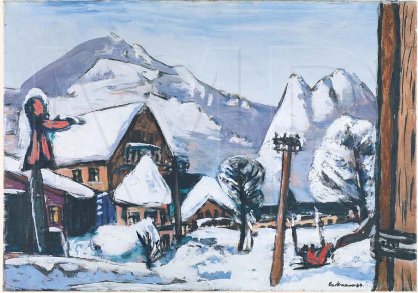 Snow Landscape Garmisch - Max Beckmann