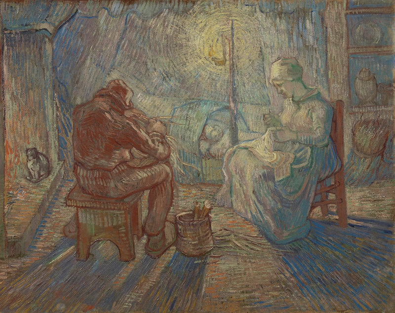 Soir (après Millet) - Vincent van Gogh