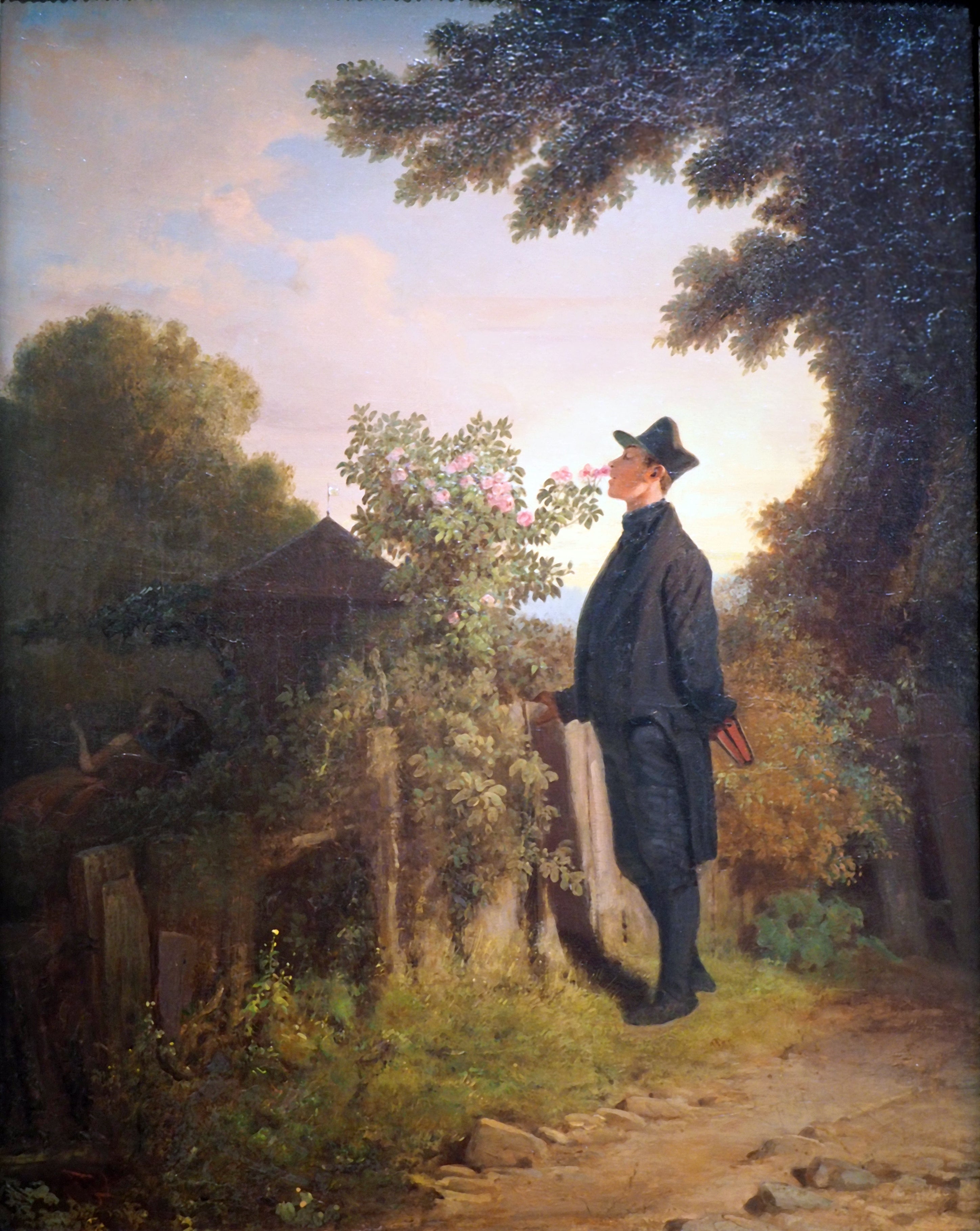 L'amant de roses - Carl Spitzweg