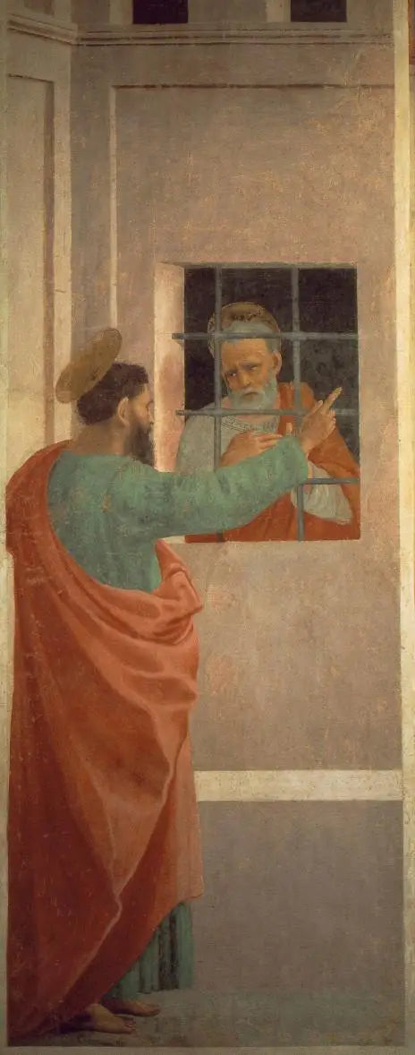 Saint Pierre en prison est visité par saint Paul - Filippino Lippi