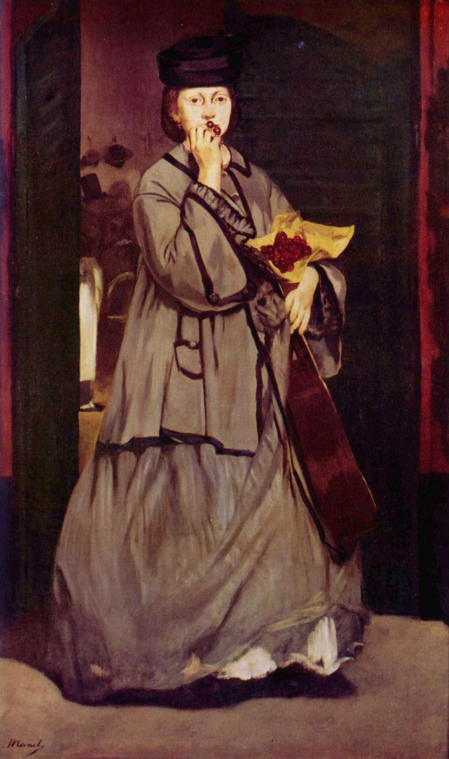 Reproduction du tableau « La Chanteuse de rue - Édouard Manet » par Alpha Reproduction en peinture à l’huile