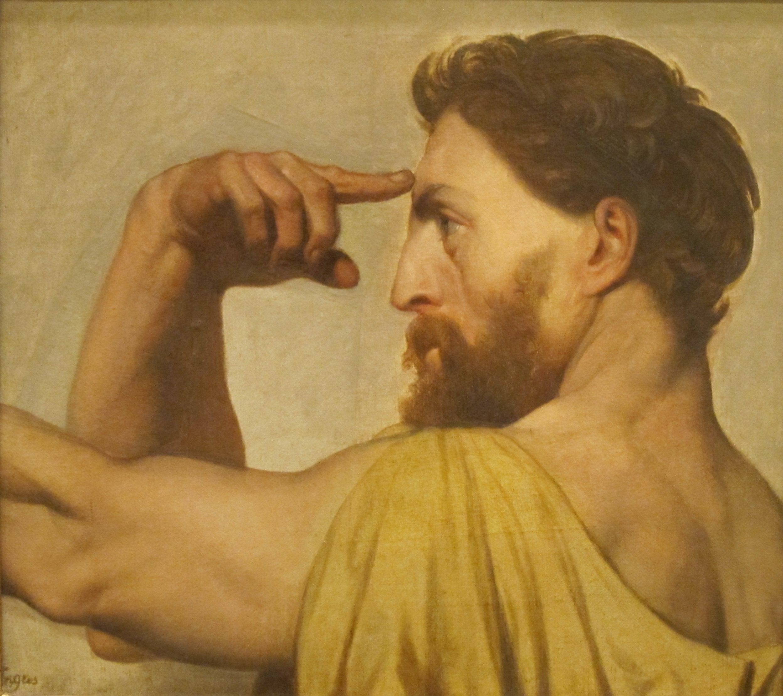 Phidias, étude pour l'apothéose d'Homère - Jean-Auguste-Dominique Ingres