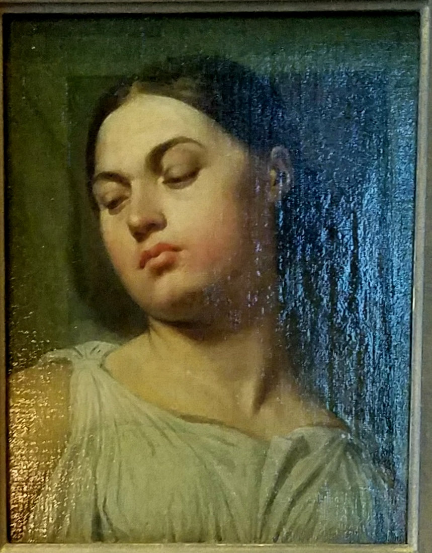 Tête de Victoire, étude pour l'apothéose d'Homère - Jean-Auguste-Dominique Ingres