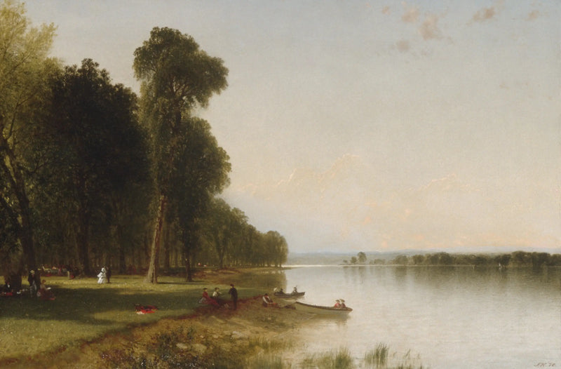 Journée d'été sur le lac Conesus - John Frederick Kensett