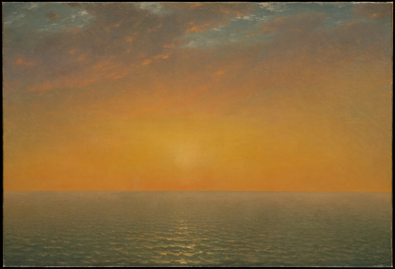 Coucher de soleil sur la mer - John Frederick Kensett