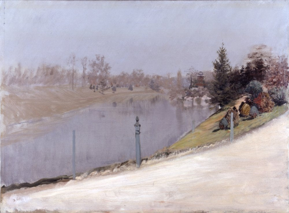 Coucher de soleil sur la Seine - Giuseppe De Nittis