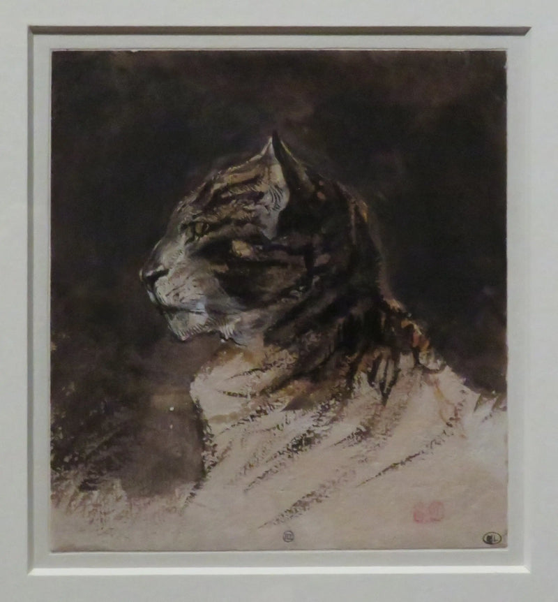 Tête de chat - Eugène Delacroix