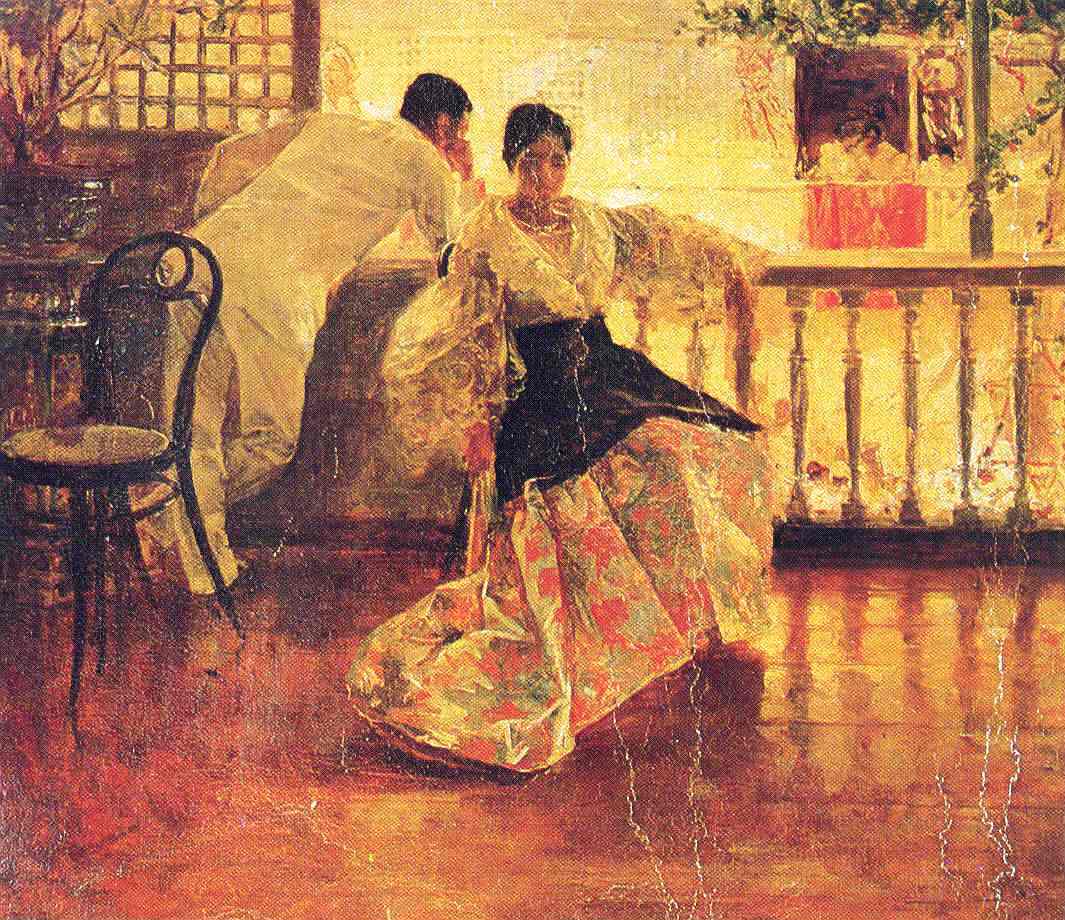 Tampuhan — Juan Luna, 1895, Huile sur toile