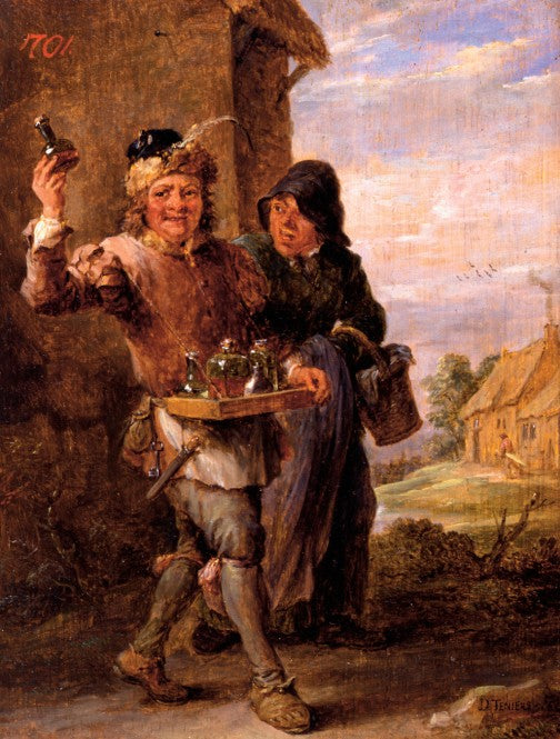Le Médecin de campagne. - David Teniers le Jeune
